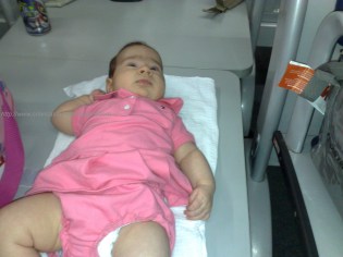 Ninoca aos dois meses numa conexão em Brasília