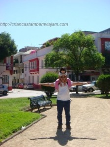 Uma pracinha de Santiago