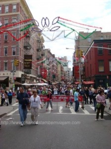 China town e Little Italy lado a lado