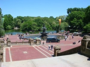 Central Park na primavera