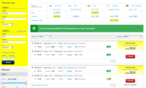 Por U$300 a menos chegamos na mesma Paris